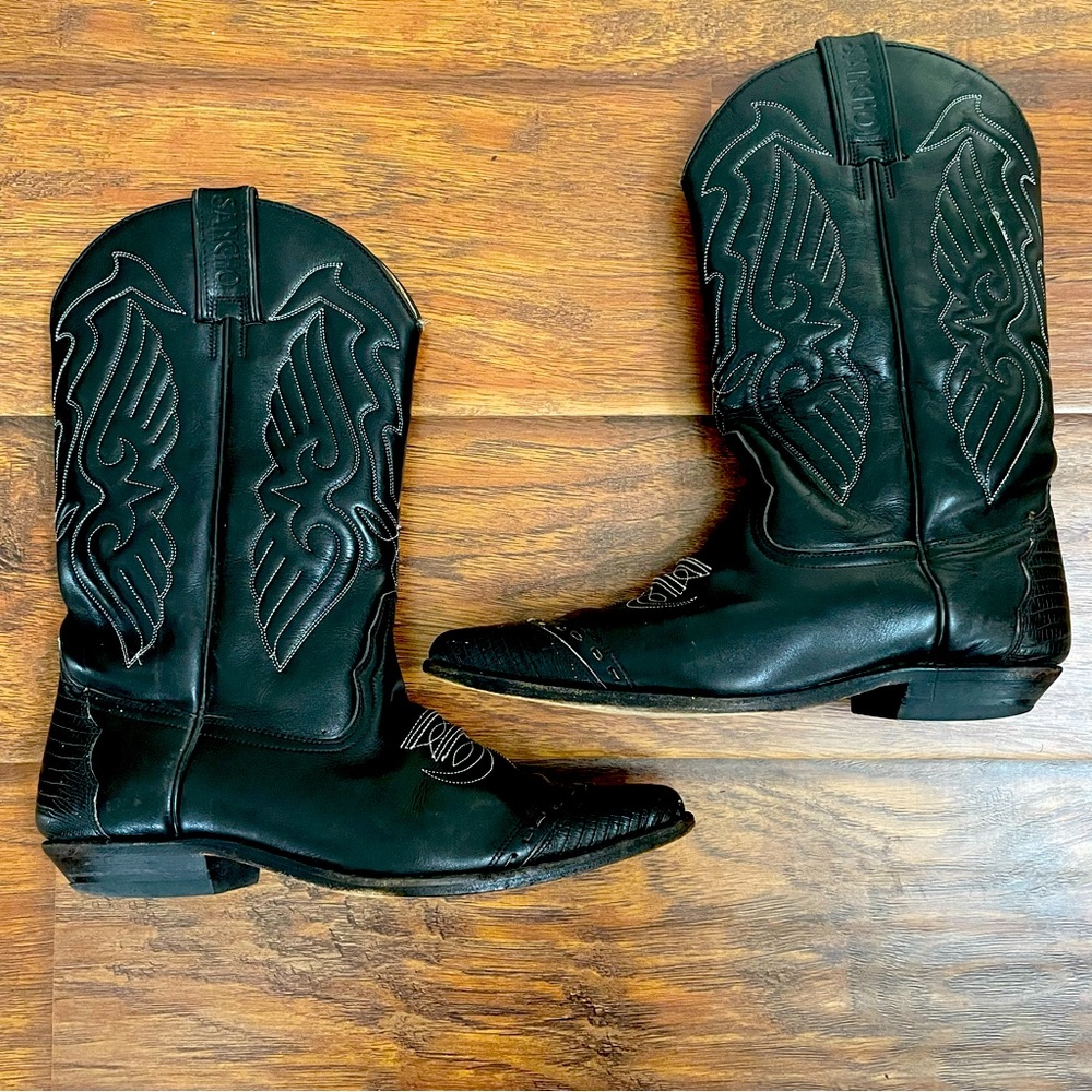 Vintage Sancho Leather Western Boots